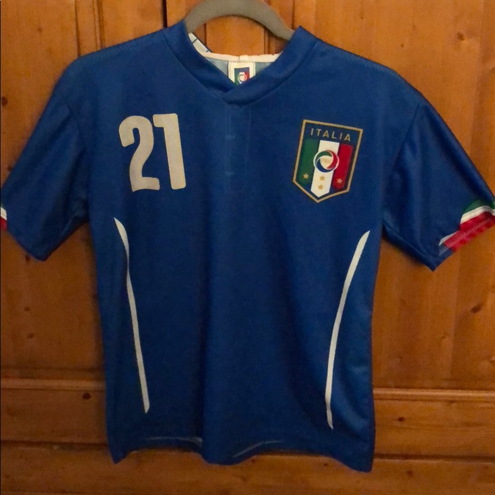 Andrea Pirlo Italian National Team Soccer Jersey